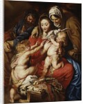 The Holy Family with Saint Elizabeth, Saint John, and a Dove, ca. 1608-9 by Peter Paul Rubens