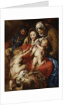 The Holy Family with Saint Elizabeth, Saint John, and a Dove, ca. 1608-9 by Peter Paul Rubens