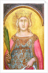 Saint Catherine of Alexandria, shortly after 1342 by Pietro Lorenzetti