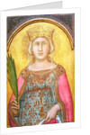 Saint Catherine of Alexandria, shortly after 1342 by Pietro Lorenzetti