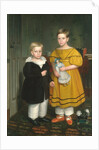 The Raymond Children, ca. 1838 by Robert Peckham