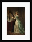 Self-Portrait with a Harp, 1791 by Rose Adelaide Ducreux