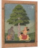 Kedar Ragini: Folio from a ragamala series , ca. 1690-95 by Ruknuddin