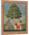 Kedar Ragini: Folio from a ragamala series , ca. 1690-95 by Ruknuddin
