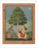 Kedar Ragini: Folio from a ragamala series , ca. 1690-95 by Ruknuddin