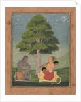 Kedar Ragini: Folio from a ragamala series , ca. 1690-95 by Ruknuddin
