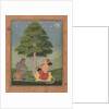Kedar Ragini: Folio from a ragamala series , ca. 1690-95 by Ruknuddin