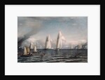 Finish First International Race for America's Cup, August 8, 1870, 1870 by Samuel Colman