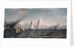 Finish First International Race for America's Cup, August 8, 1870, 1870 by Samuel Colman