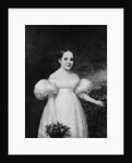 Portrait of a Girl with Flowers, ca. 1835 by Samuel Lovett Waldo