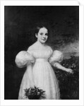 Portrait of a Girl with Flowers, ca. 1835 by Samuel Lovett Waldo