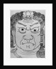 Mask of Fudo Myoo, 18th-19th century by School of Katsushika Hokusai