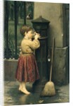 The Crossing Sweeper, ca. 1860s by Seymour Joseph Guy