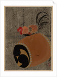 Cock on Drum, 1882 by Shibata Zeshin