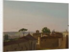 View on the Quirinal Hill, Rome, 1800 by Simon Alexandre Clement Denis