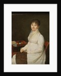 Portrait of a Woman with Tapestry Work by Unknown