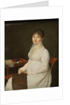 Portrait of a Woman with Tapestry Work by Unknown