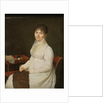 Portrait of a Woman with Tapestry Work by Unknown
