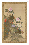Peacocks and Peonies, 1820 by Tani Buncho