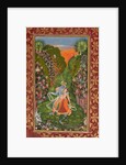 Radha and Krishna Walk in a Flowering Grove; Krishna Fluting by Kota Master