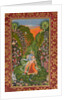 Radha and Krishna Walk in a Flowering Grove; Krishna Fluting by Kota Master