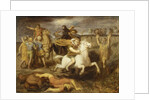 Scene from the Gallic Wars: The Gaul Littavicus, Betraying the Roman Cause, Flees to…, ca. 1838-40 by Theodore Chasseriau