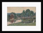 Evening at the Lock, Napanoch, New York, 1893 by Theodore Robinson