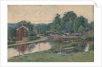Evening at the Lock, Napanoch, New York, 1893 by Theodore Robinson