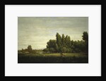 A Meadow Bordered by Trees, ca. 1845 by Theodore Rousseau