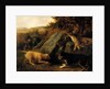 The Rabbit Hunters, 1850 by Thomas Hewes Hinckley