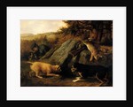 The Rabbit Hunters, 1850 by Thomas Hewes Hinckley