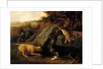 The Rabbit Hunters, 1850 by Thomas Hewes Hinckley
