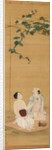 Enjoying the Evening Cool under a Gourd Trellis, early 19th century by Utagawa Toyohiro
