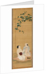 Enjoying the Evening Cool under a Gourd Trellis, early 19th century by Utagawa Toyohiro