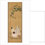 Enjoying the Evening Cool under a Gourd Trellis, early 19th century by Utagawa Toyohiro