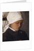 Peasant Girl with a White Headcloth, 1885 by Wilhelm Maria Hubertus Leibl