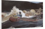 Shooting the Rapids, Saguenay River, 1905-10 by Winslow Homer