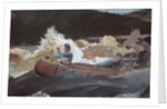 Shooting the Rapids, Saguenay River, 1905-10 by Winslow Homer