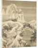 Inn and Travelers in Snowy Mountains, dated 1745 by Yuan Yao