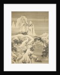 Inn and Travelers in Snowy Mountains, dated 1745 by Yuan Yao