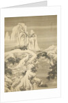 Inn and Travelers in Snowy Mountains, dated 1745 by Yuan Yao
