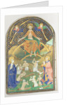 Manuscript Leaf with the Last Judgment, from a Book of Hours, ca. 1400 by Unknown