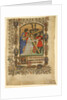 Manuscript Leaf from a Book of Hours… Illuminated Initial D and Christ Bearing the Cross, 1390-140 by Unknown