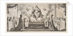 Almanach for 1639: Louis XIII and Anne of Austria Entrusting the Kingdom and the Prince un…, 1639 by Abraham Bosse