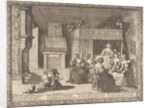 Visit to the New Mother, 1633 by Abraham Bosse