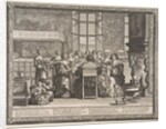 Wives at Table During the Absence of Their Husbands, ca. 1635-36 by Abraham Bosse