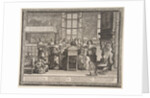 Wives at Table During the Absence of Their Husbands, ca. 1635-36 by Abraham Bosse