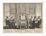 The Wise Virgins Conversing, ca. 1635 by Abraham Bosse