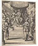 Frontispiece for 'Tristan L'Hermite': Marianne standing to right before Herod and his cour…, 1637 by Abraham Bosse