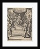 Frontispiece for 'Tristan L'Hermite': Marianne standing to right before Herod and his cour…, 1637 by Abraham Bosse